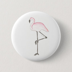 Bóton Redondo 5.08cm Flamingo Button