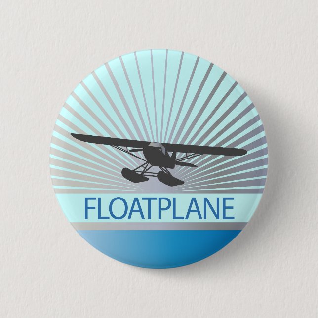 Bóton Redondo 5.08cm Floatplane (Frente)