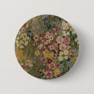 Bóton Redondo 5.08cm Flor de Primavera Eterna