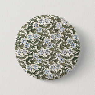 Bóton Redondo 5.08cm Floral Elegante Bonito da Flor de Verão