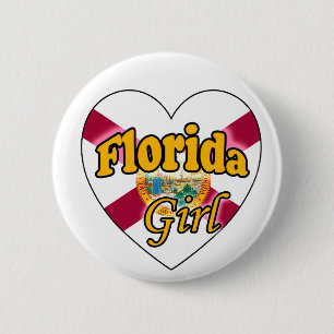 Bóton Redondo 5.08cm Florida Girl