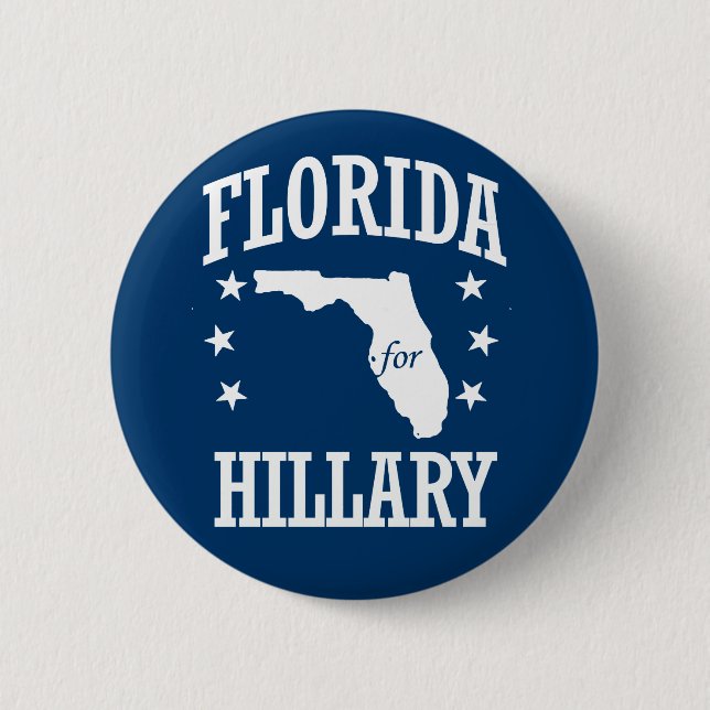 BÓTON REDONDO 5.08CM FLÓRIDA PARA HILLARY (Frente)
