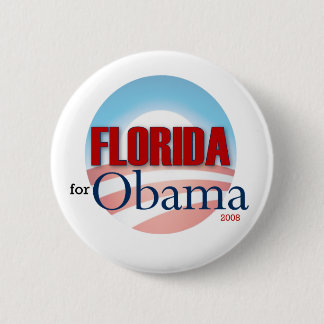 Bóton Redondo 5.08cm Florida para Obama