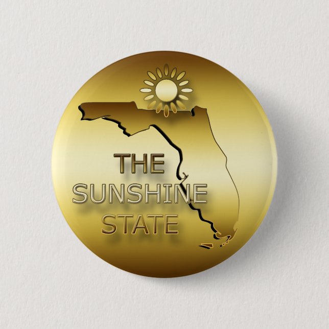 BÓTON REDONDO 5.08CM FLORIDA SUNSHINE STATE (Frente)