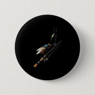 Bóton Redondo 5.08cm Fly fishing pesca esportiva pesca pescador piada e