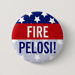 Bóton Redondo 5.08cm Fogo Pelosi, botões da bandeira dos Estados Unido
