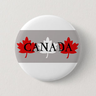 Bóton Redondo 5.08cm Folhas de Bordo Canadenses