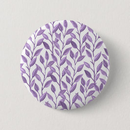 Bóton Redondo 5.08cm Folhas de lavanda