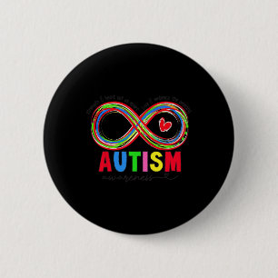 Bóton Redondo 5.08cm Força De Sensibilização Autismo E Coração Nos Sepa