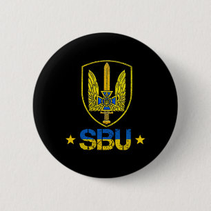 Bóton Redondo 5.08cm Forças Especiais Sbu Ucrânia Grupo Alpha Spetsnaz 