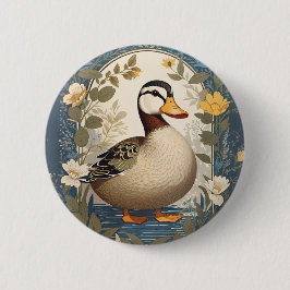 Bóton Redondo 5.08cm Forma Flamental do Pato Cinto
