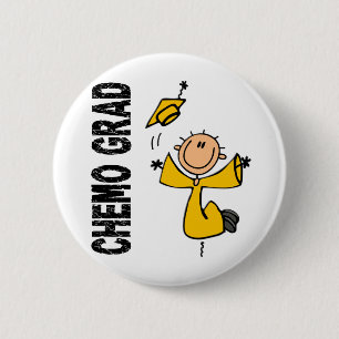 Bóton Redondo 5.08cm FORMANDO 1 do ouro CHEMO (cancer da infância)