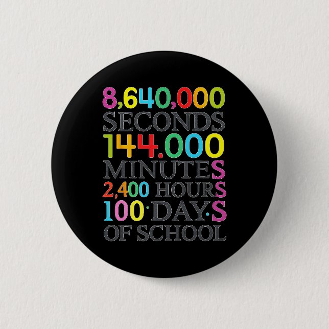 Bóton Redondo 5.08cm Fórmula Matemática 100 Dias De Escola Professor De (Frente)