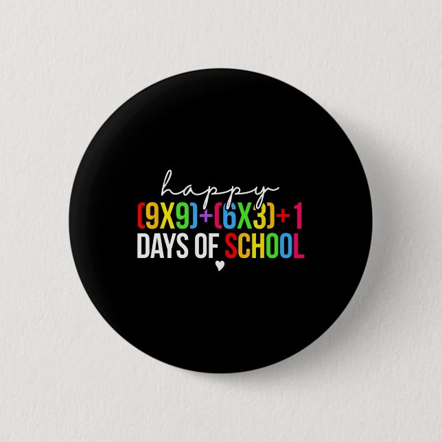 Bóton Redondo 5.08cm Fórmula Matemática 100 Dias De Professora Engraçad (Frente)