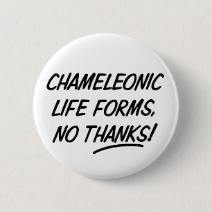 Bóton Redondo 5.08cm Formulários de vida Chameleonic