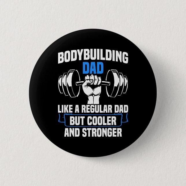 Bóton Redondo 5.08cm Fortalecimento do ginásio Funny Bodybuilding Pai (Frente)