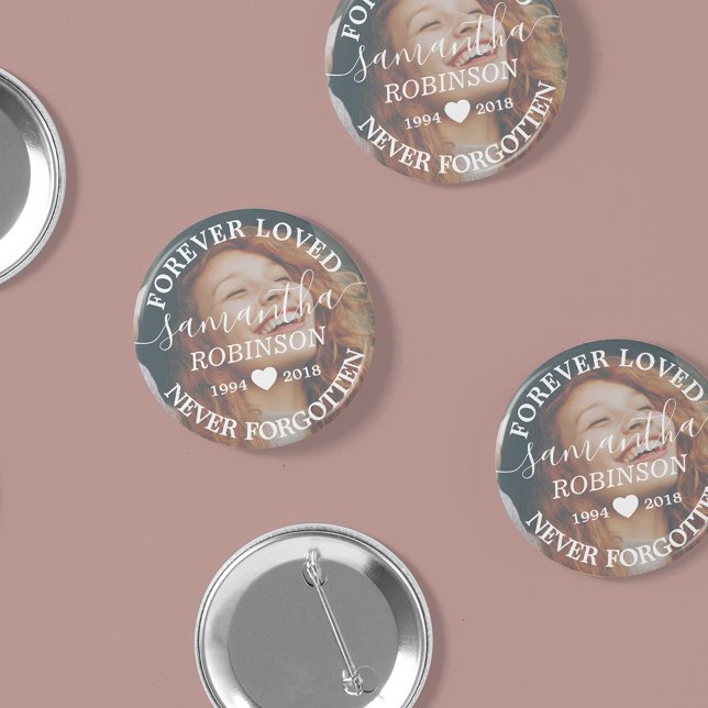 Bóton Redondo 5.08cm Foto do Funeral Memorial Vigil (Criador carregado)