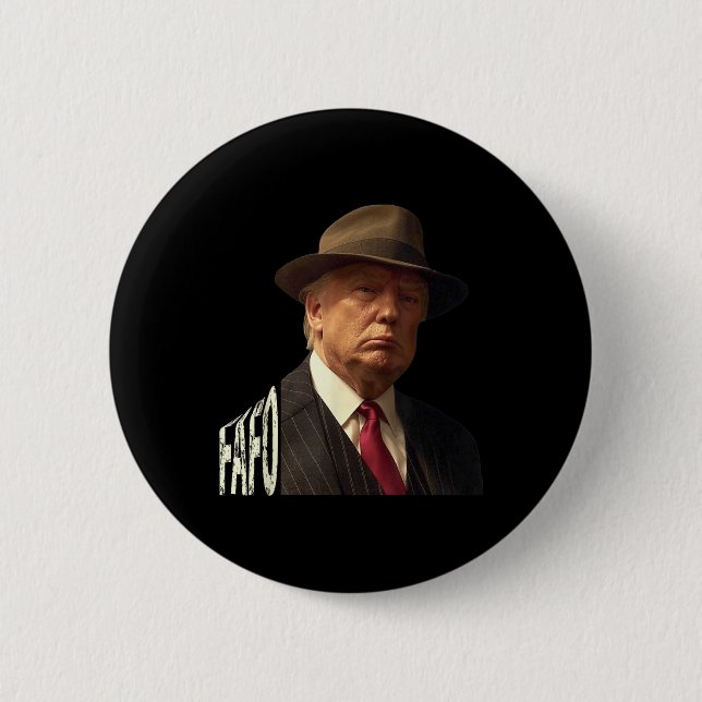 Bóton Redondo 5.08cm Foto Funny Fafo Trump _1 (Frente)