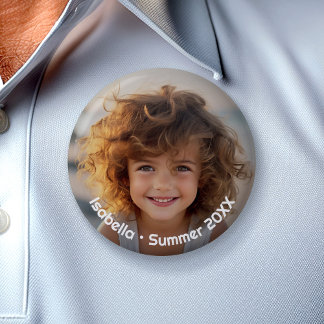 Bóton Redondo 5.08cm Foto Moderna Mínima - Texto Retroativo - Pessoal