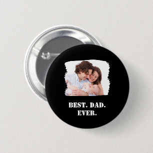Bóton Redondo 5.08cm Foto Personalizada da Família Melhor Pai do Mundo 