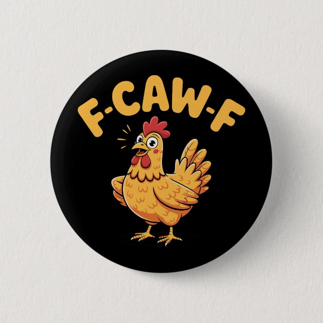 Bóton Redondo 5.08cm Frango F-caw-f Frango Fcawf  (Frente)
