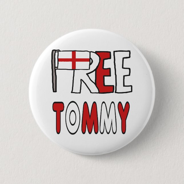 Bóton Redondo 5.08cm Free Tommy (Frente)