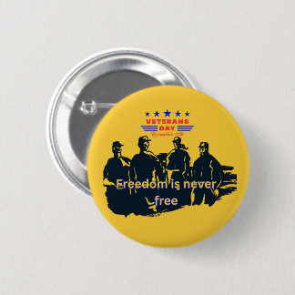 Bóton Redondo 5.08cm Freedom's Defenders light orange