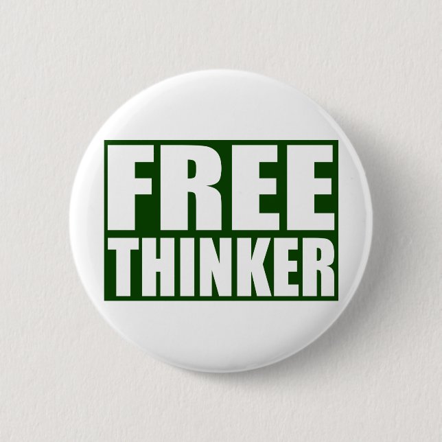 Bóton Redondo 5.08cm Freethinker (Frente)