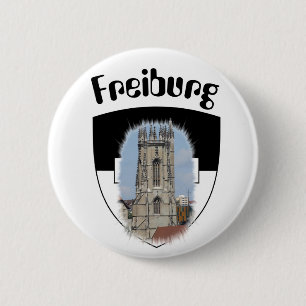 Bóton Redondo 5.08cm Freiburg, Fribourg Button/