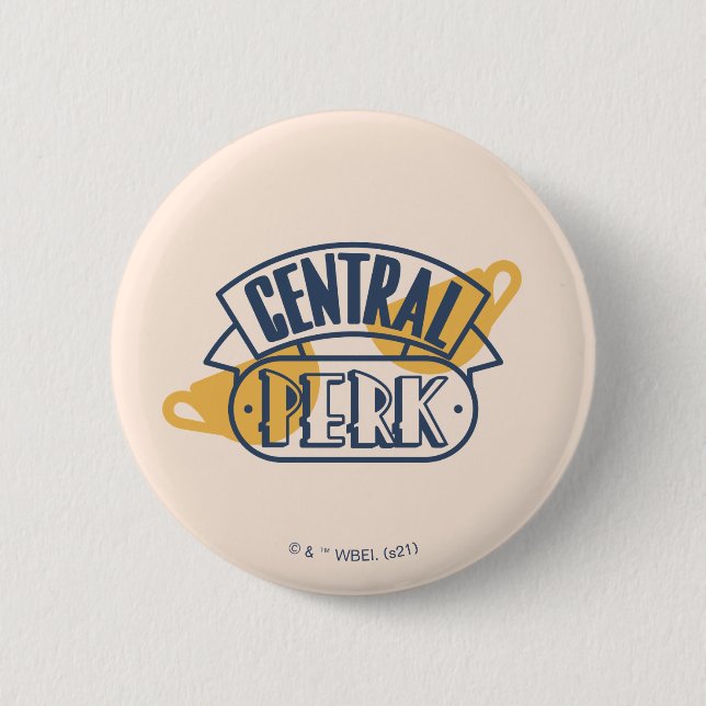 Bóton Redondo 5.08cm FRIENDS™ | Central Perk (Frente)