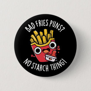 Bóton Redondo 5.08cm Fries Maus Não Sofrem Coisa Fria Escuro BG