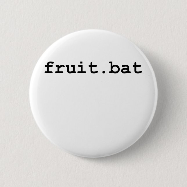 Bóton Redondo 5.08cm Fruit.bat (Frente)