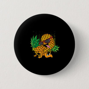 Bóton Redondo 5.08cm Fruta Tropical Engraçada, Roupa de Humor, Co. Uppe