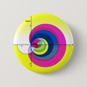 Bóton Redondo 5.08cm Função de zeta yellow.png de Riemann
