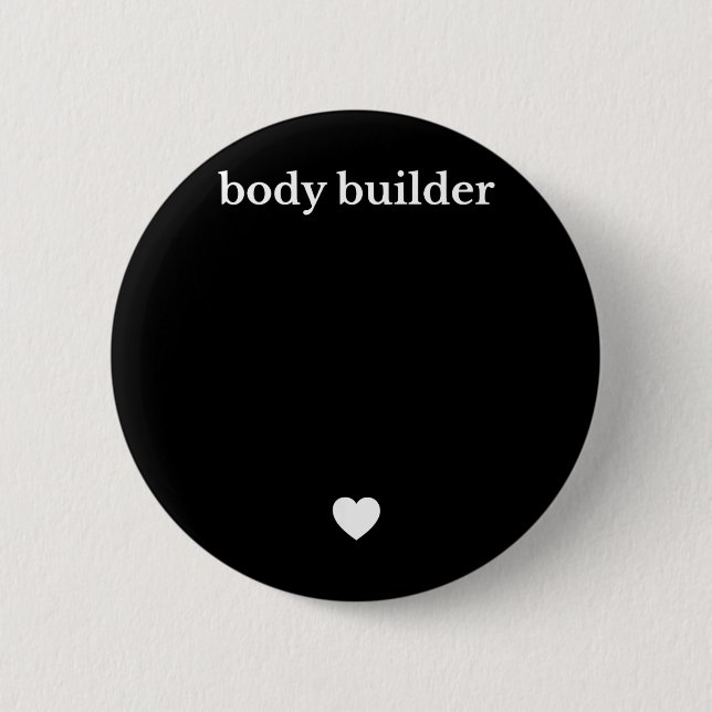 Bóton Redondo 5.08cm Funny Body Builder Pregnancy Announcement (Frente)