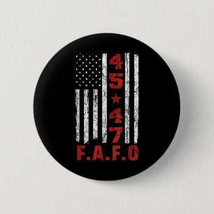 Bóton Redondo 5.08cm Funny Fafo Trump Shirt Presidente 47 Trump Fafo