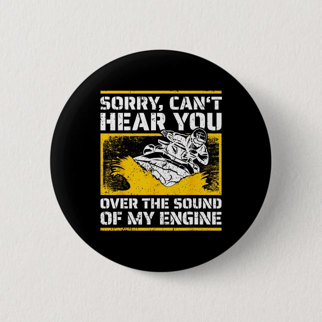 Bóton Redondo 5.08cm Funny Jet Skiing I Personal Watercraft Rider I Jet (Frente)