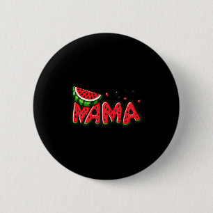 Bóton Redondo 5.08cm Funny Mama Watermelon Summer Fruta Nacional