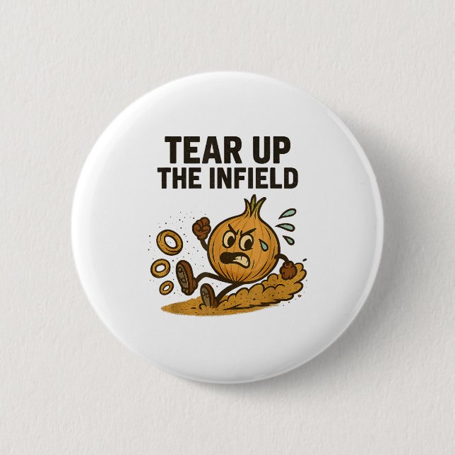 Bóton Redondo 5.08cm Funny Onion Rings Baseball Base Infield Glove Soft (Frente)