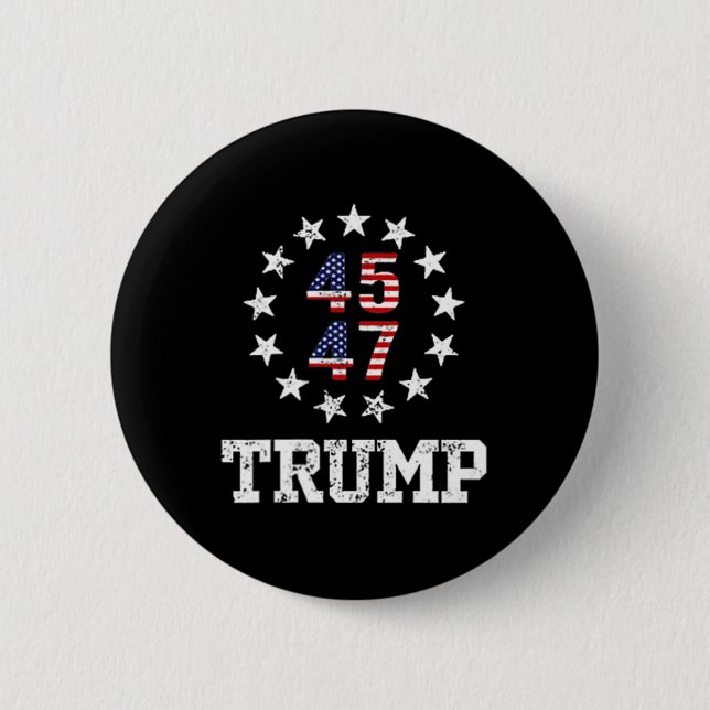 Bóton Redondo 5.08cm Funny Qr Presidente Trump 4547 Trump Dancing Code  (Frente)