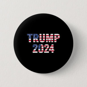 Bóton Redondo 5.08cm Funny Vintage Trump 2024 Homens presentes nas elei