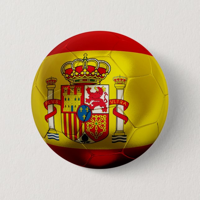 Bóton Redondo 5.08cm Futebol da espanha (Frente)