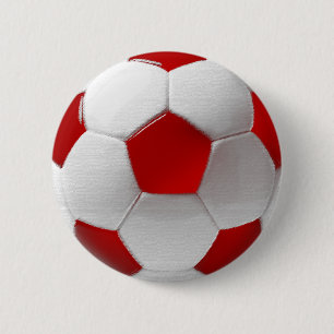Bóton Redondo 5.08cm Futebol de Dinamarca