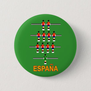 Bóton Redondo 5.08cm Futebol retro Foosball de 74 mesas da espanha de