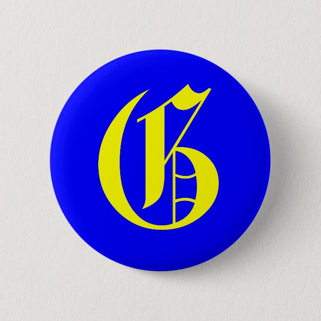 BÓTON REDONDO 5.08CM G - INGLÊS ANTIGO (Frente)