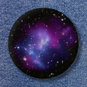 Bóton Redondo 5.08cm Galaxy Cluster MACS J0717
