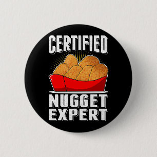 Bóton Redondo 5.08cm Galinha Nugget Especialista em Nug Life
