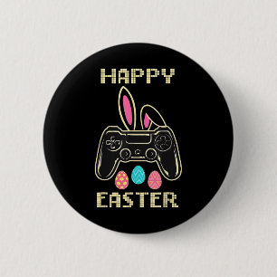 Bóton Redondo 5.08cm Gamer Bo do Controlador de Jogos do Bunny para Jog