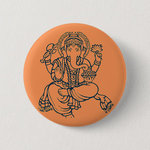 Bóton Redondo 5.08cm Ganesh
