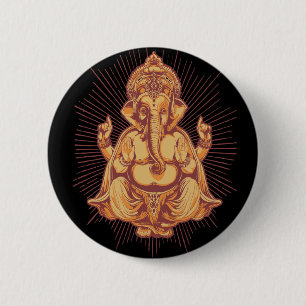 Bóton Redondo 5.08cm Ganesha